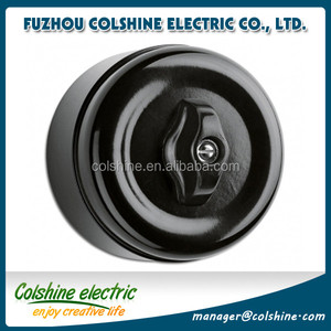 Vintage Surface Mounted Rotary Switch, <strong>Alternation</strong> Switch 10A <strong>250V</strong>, Bakelite