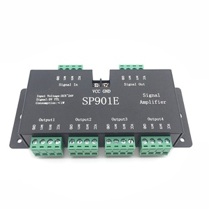 SP901E SPI светодиодный Усилитель сигнала контроллера для 5V-TTL сигнала двойной сигналы для WS2811 SK6812 APA102 DMX512 и других ИС - Product Image 1