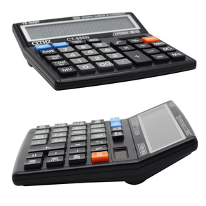 12-stelliger elektronischer Desktop-Rechner mit doppelter Leistung Multifunktions-Kunststoff prüfung Korrekter Steuersatz - Product Image 6