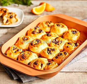 Nhôm Không Dính Đồng Thổ Nhĩ Kỳ Roaster Die Cast Soong Bờ Biển Vàng <span class=keywords><strong>Cookware</strong></span> Set Fish Pan - Product Image 5