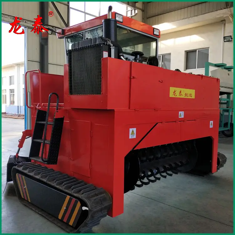 China Manufacturer supply mechanical crawler compost fertilizer turning machine with competitive price