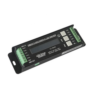 4 canales DMX Controlador LED DMX512 decodificador 12V controlador de LED RGBW