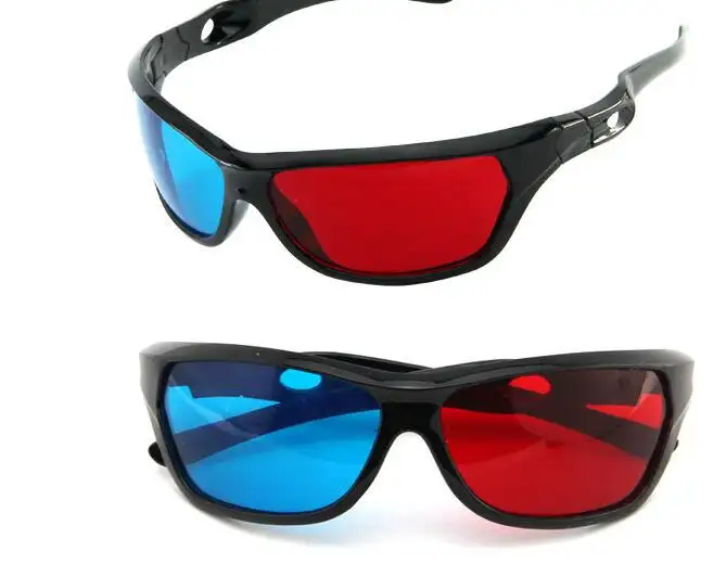 LCD red blue 3D glasses for led projector