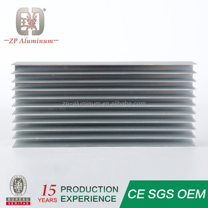 Guangzhou özel büyük alüminyum termal ısı emici led kanal soğutucu ekstrüde