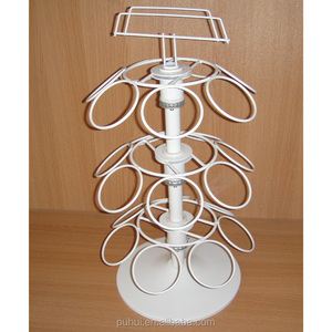 Pos 6 Gesichter Metall Peg board Rack benutzer definierte Geschenk Dekoration Produkte speichern Counter Stand rotierende Anzeige - Product Image 3