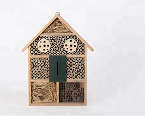FSC and SEDEX 4P Garden Beneficial Bug Shelter Box Outdoor Wood Insect <strong>Hotel</strong> for <strong>Bee</strong> Ladybird and butterfly - Product Image 3