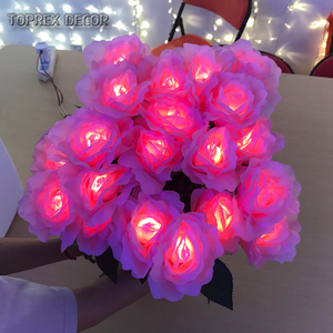ตกแต่งตกแต่งประดิษฐ์ดอกไม้ตกแต่งดอกไม้ led light - Product Image 1