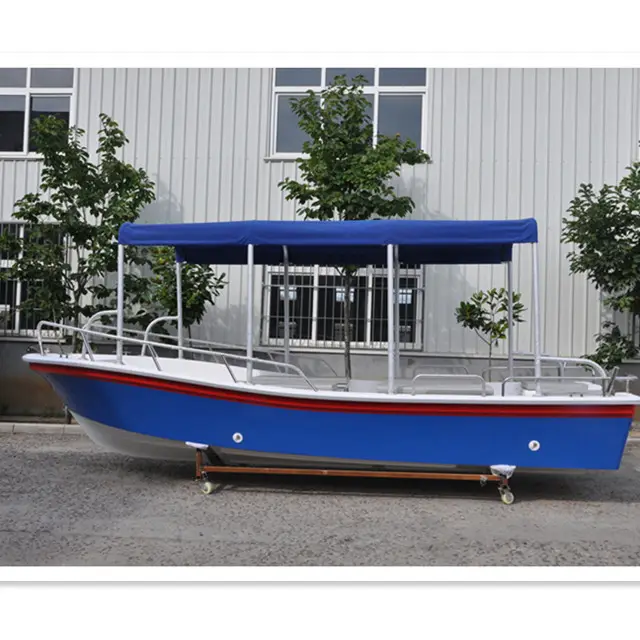 Liya in fibra di vetro barca aperto 5.8 m nave passeggeri per la vendita