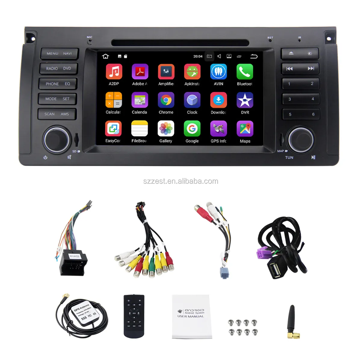 ZESTECH lettore gps per auto ZT-131 per BMW E39 android 12 lettore dvd per auto 1995-2003 per bmw e39 navigazione gps WIFI 3G