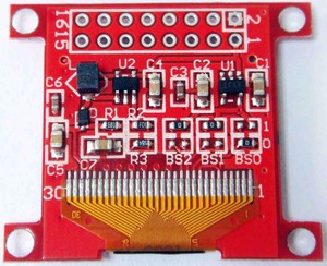 0.96 oled 128x64 3.3V 5V SSD1306 16pin parallelo SPI IIC LM096 minuscolo oled display modulo - Product Image 5