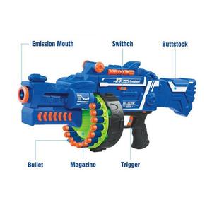 Plastic Storm Automatic <strong>Gun</strong> <strong>Toy</strong> with 40 Safe Soft Foam Bullets Fully Automatic <strong>Gun</strong> - Product Image 3