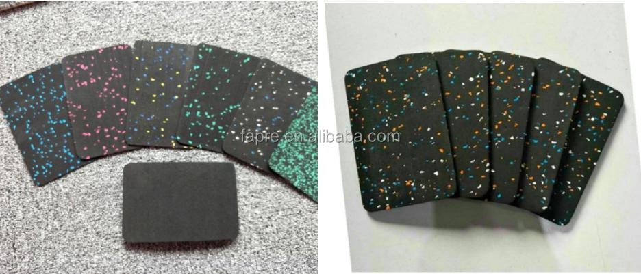 Black with green dots