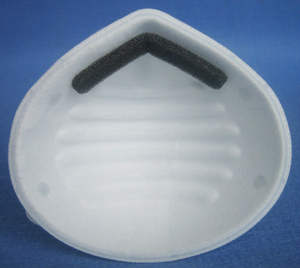 Produsen masker debu sekali pakai KN95 Respirator pola datar dengan Earloop dan katup EN149 bersertifikat - Product Image 3