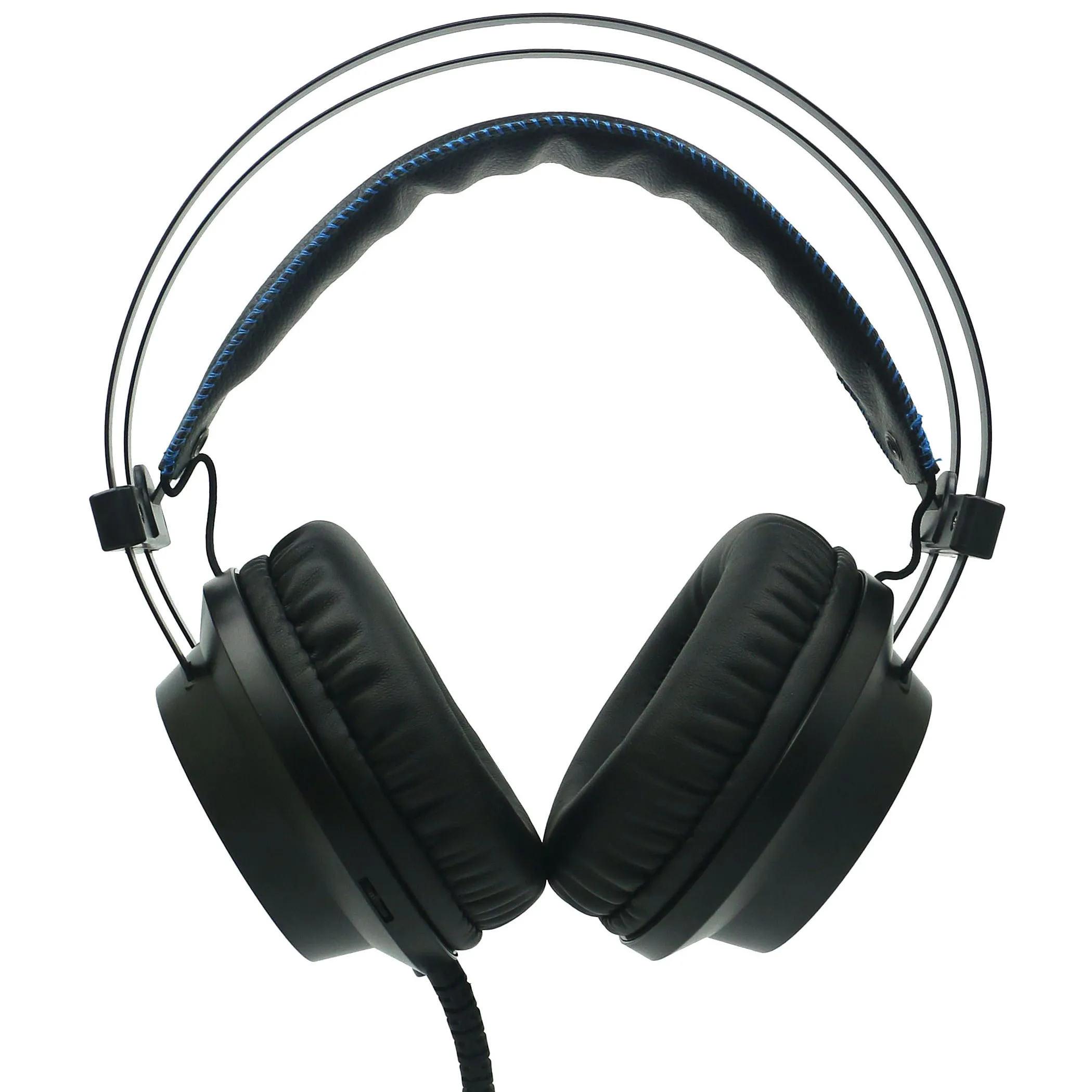 หูฟังแบบครอบหูระบบเสียงสเตอริโอ,หูฟังเล่นเกม DJ Mic แบบมีสาย LED 7.1ระบบตัดเสียงรบกวน PU Razer