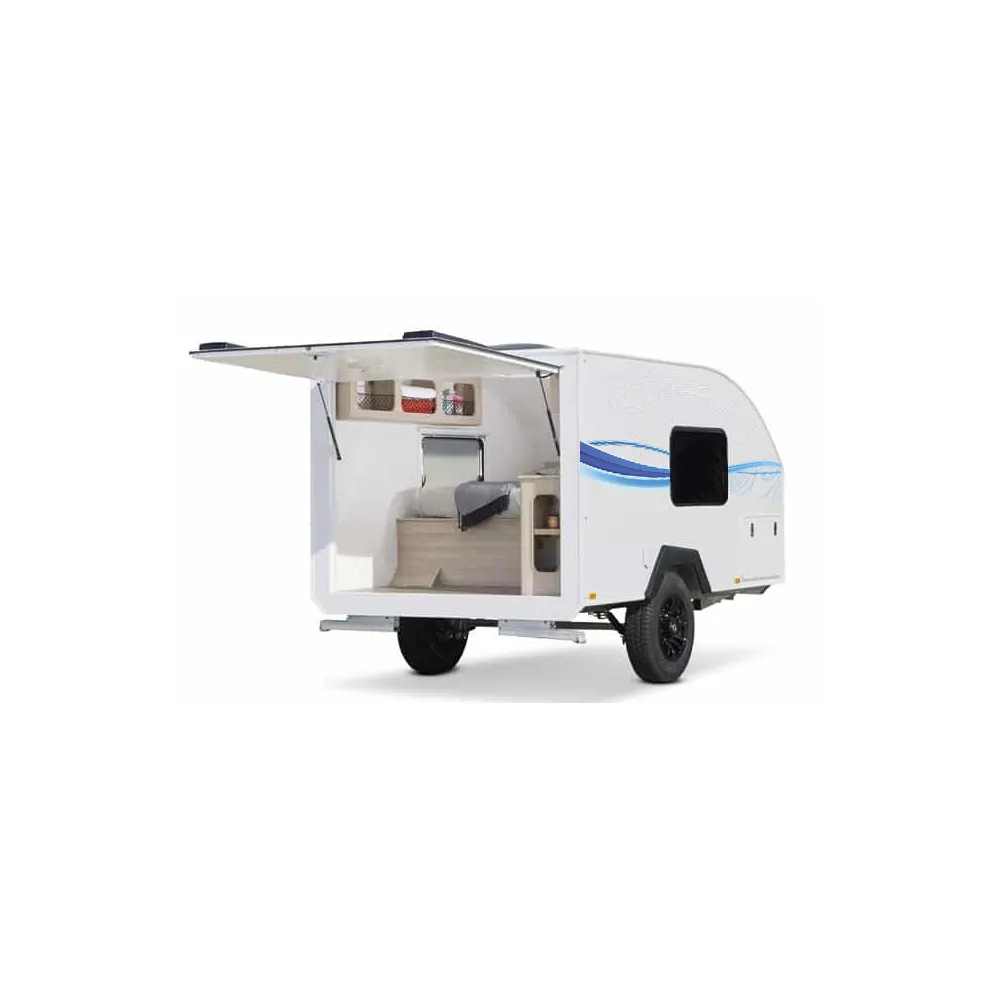 Offroad FRP Sợi Thủy Tinh Nhỏ Tourer Du Lịch Camper Caravan