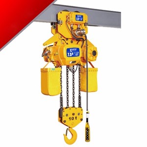 120 Volt 1 1.5 2 3 5 Ton Electric <strong>Chain</strong> <strong>Host</strong> Construction Hoist Trolley Type/ Fixed Type Pendant Control/remote Control Yuantai - Product Image 1
