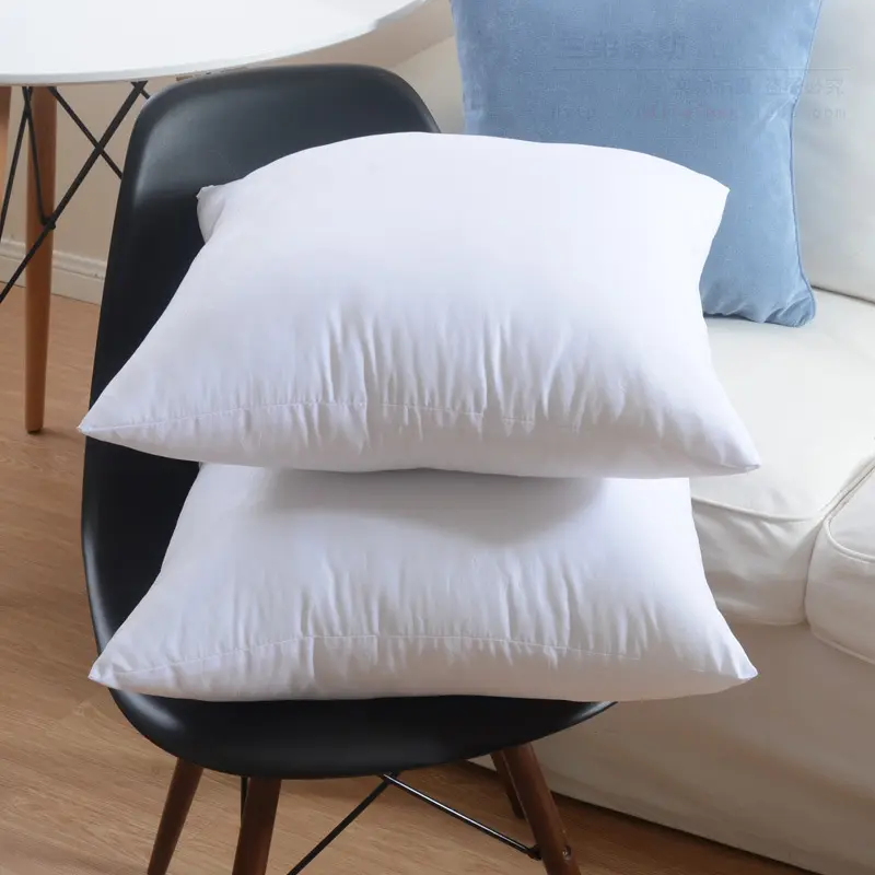 Almohada tamaños 45x45x50x50 pato almohada interiores al por mayor para sofá