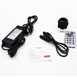 90 W RGB LED DMX 光纤引擎，采用 DMX 模式射频远程模式和自动模式
