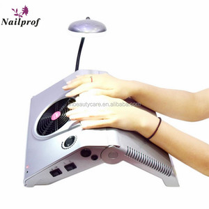 3 em 1 Nailprof Novo Design <span class=keywords><strong>Multi</strong></span> Função do Vácuo do Coletor De Poeira Do Prego com lâmpada de Mesa LEVOU