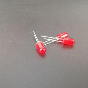 5mm kırmızı renk Işık Yayan Diyotlar yuvarlak üst led ışık diyot