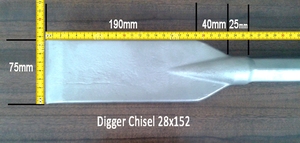 <span class=keywords><strong>Hex</strong></span> shank digger <span class=keywords><strong>chisel</strong></span>