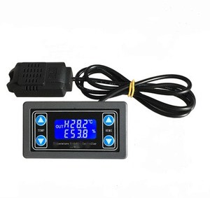 Pantalla Digital DC 6-30V, controlador de humedad y temperatura constante, termostato de salida Dual con Sensor para AC 220V, 1 unidad