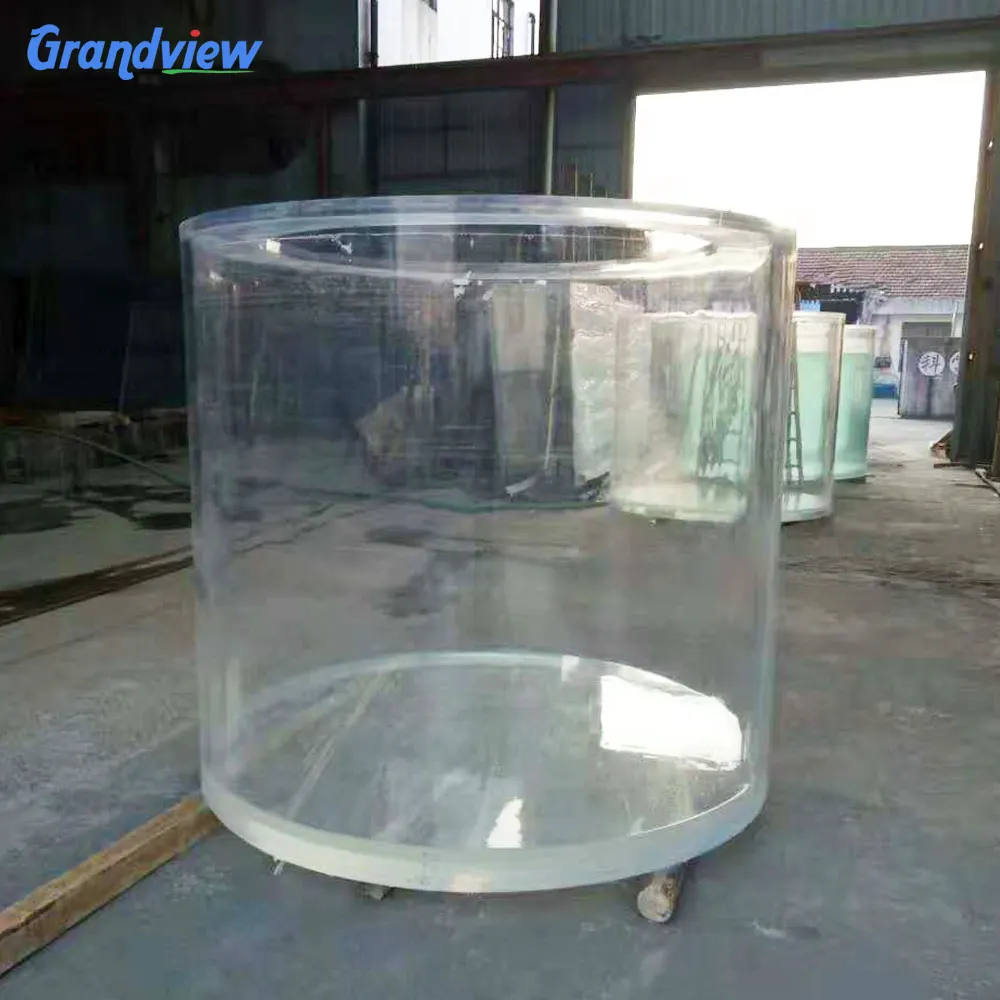 UV Cylinder Acrylic Aquarium Plastic Water Tank Aquariums & Accessories Sustainable 5l Clear Large Plastic Cylinder Reservoir