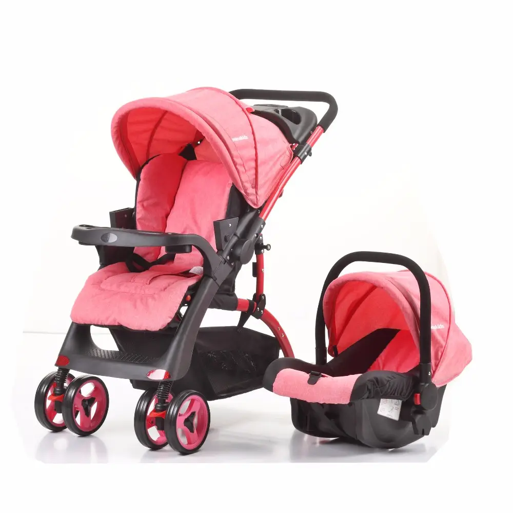 Mamakids K-98KC Nouveau style voyage système dsland bébé poussette 3 en 1 avec nacelle et siège auto