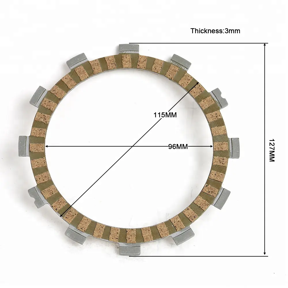 Disco frizione moto in fibra DIA 96mm per Suzuki RG80C RM80 TS80X DR125 TS125 RM85 RG 80 RM 80 TS 80 DR 125 TS 125 RM 85