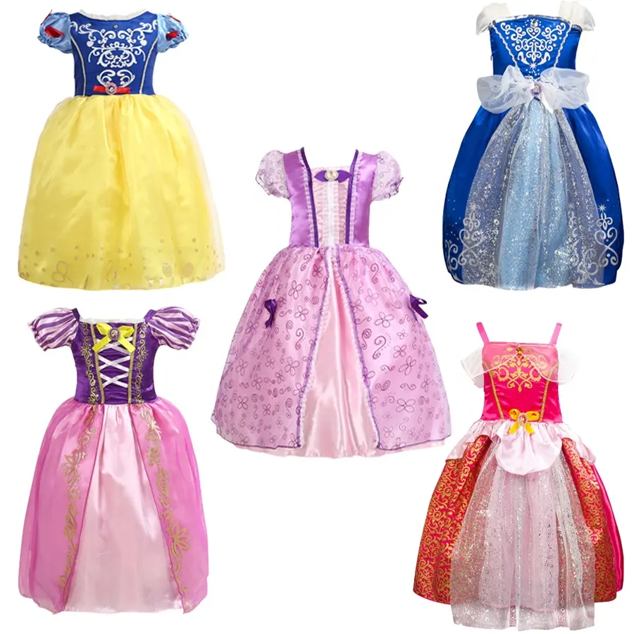 Disfraz de princesa Elsa para niña, disfraz de princesa Rapunzel, Princesa Sofía, Halloween