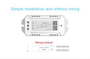 スマートホーム用スマートWiFiライトスイッチWiFiスイッチリレーモジュールリモコン - Product Image 3