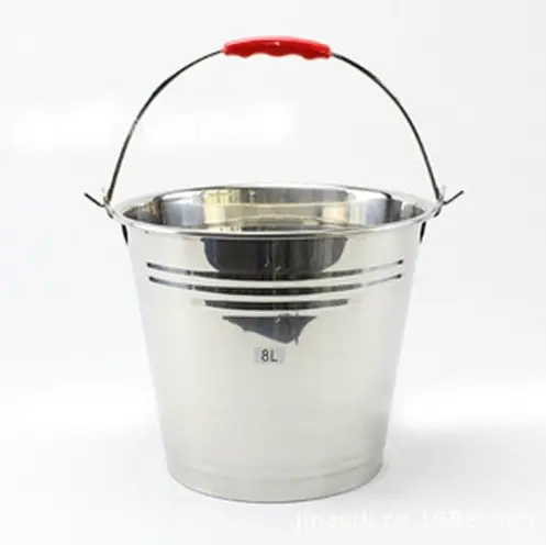 10L 12L 20L In Acciaio Inox Secchio di Acqua/Durevole Secchio Mop Bucket