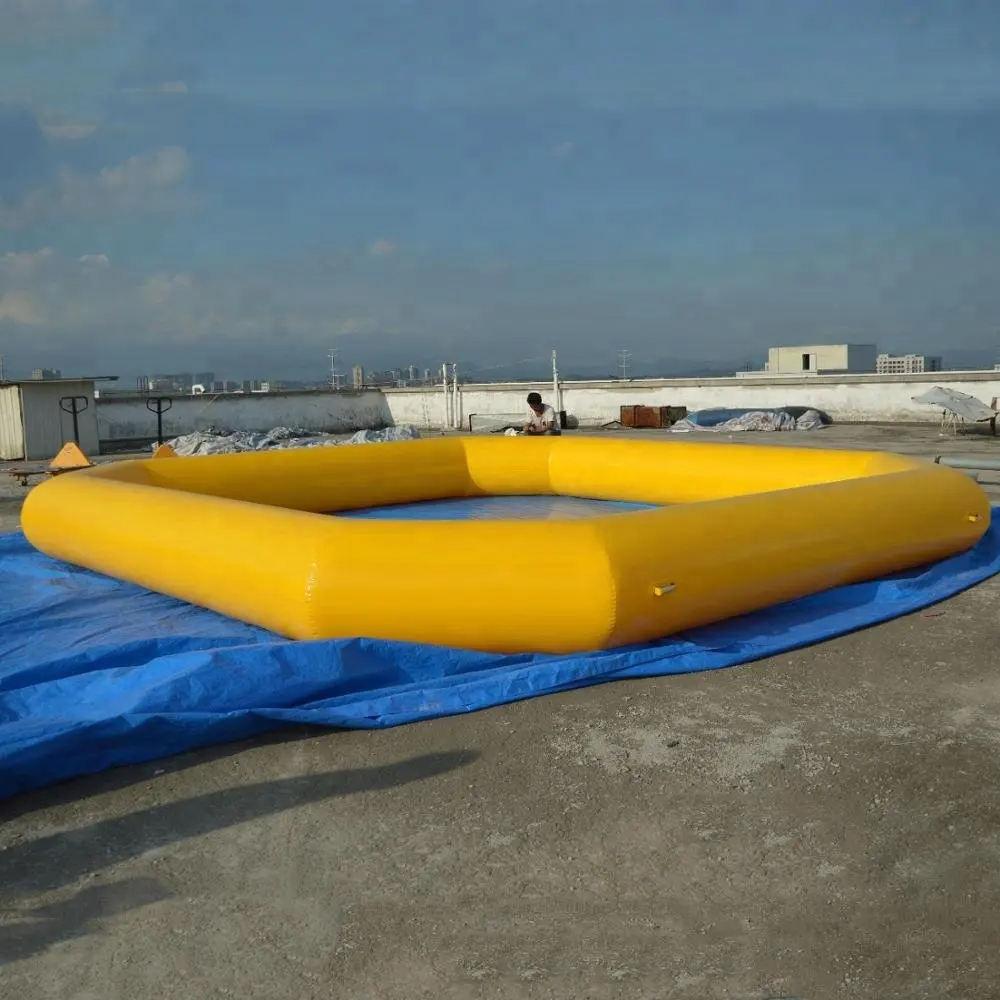 Summer Hot Water Play Equipment High Quality 0.9mm PVC Tarpauln Inflatable Water Pool