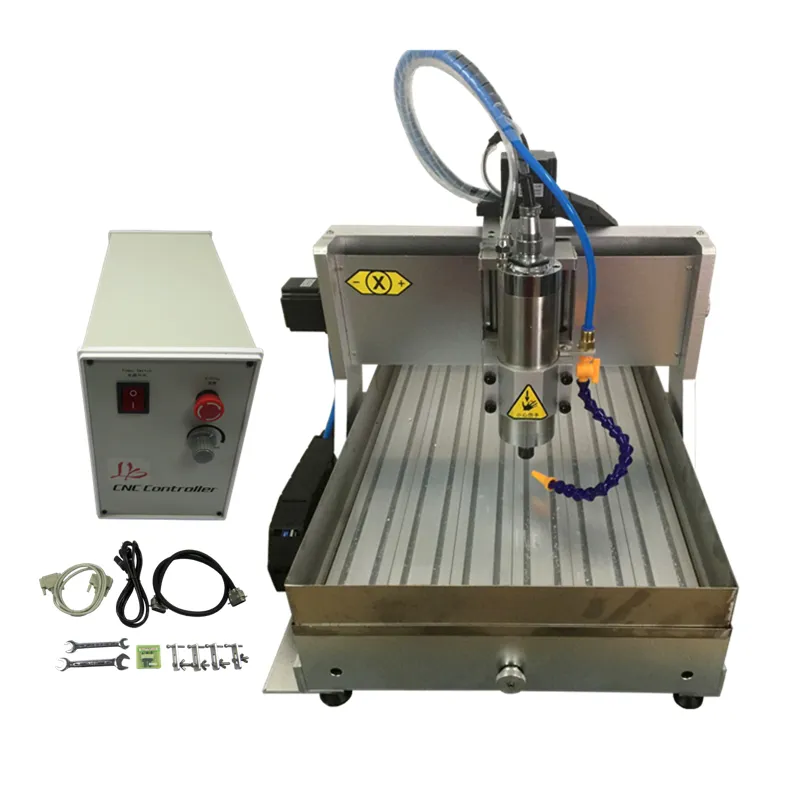 4 As Cnc Router Graveermachine Usb-Poort 2200W Cnc 6040 Router 3d Steen Snijmachine Metalen Cnc Graveur Met Watertank