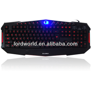 System Accessories Programmable Premium Tuning Knob Programmable Gkeys Different Color LED Backlight Wired <strong>Keyboard</strong> - Product Image 4