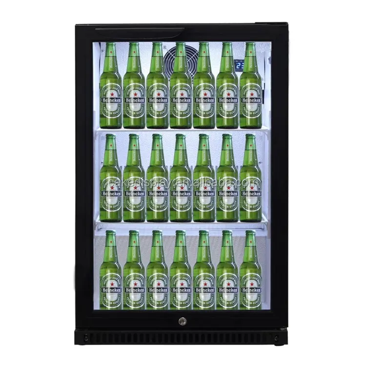 Hot Sale Single Glass Door Back Bar Beer Beverage Cooler Fridge