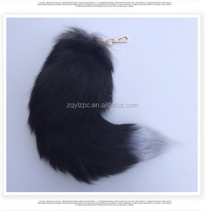 Porte-clés de fourrure <span class=keywords><strong>Fox</strong></span> / Porte-clés en <span class=keywords><strong>queue</strong></span> de renard / <span class=keywords><strong>queue</strong></span> en fourrure en fourrure - Product Image 4