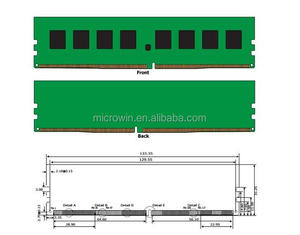 RAM-Speicher DDR4 16GB 2400MHz mit 4 Bus bits-überholt