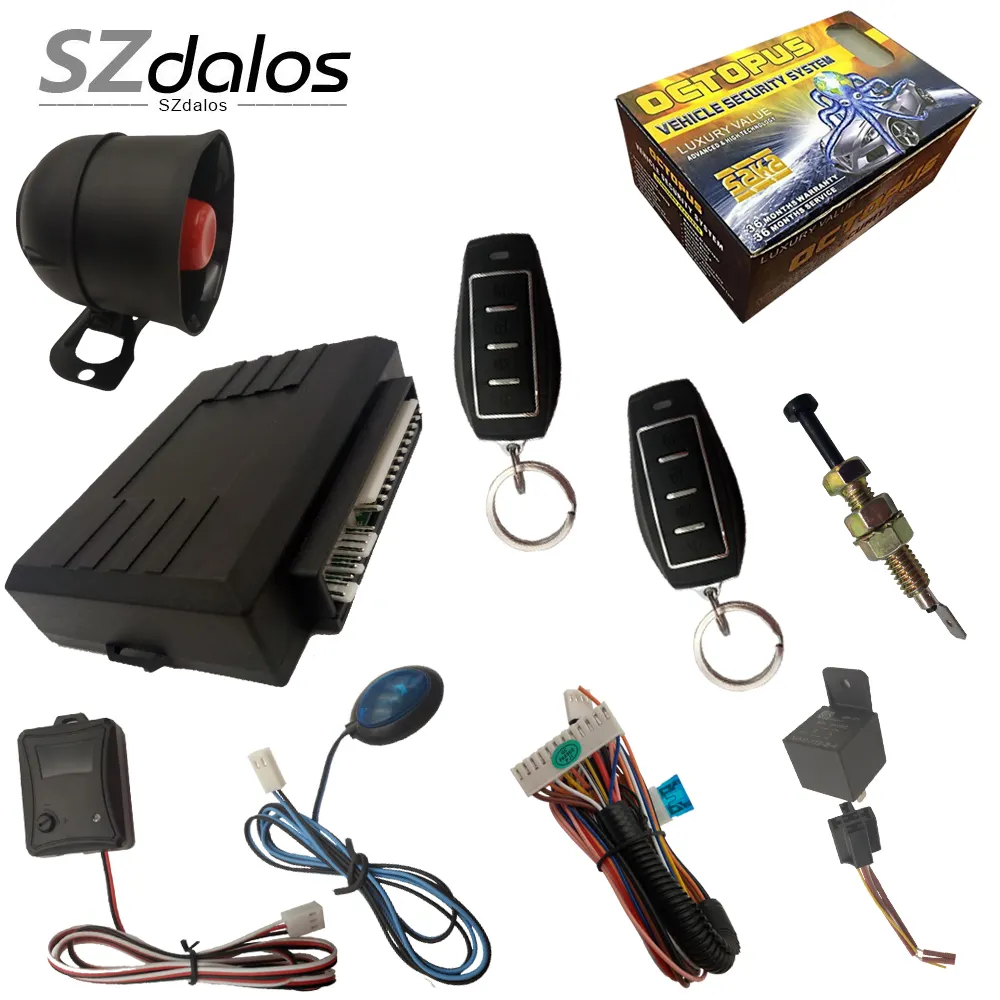 Система охранной сигнализации DLS с блокировкой двигателя для дистанционной замены автомобильной сигнализации