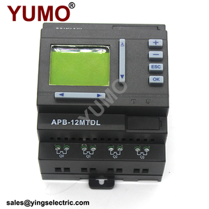 Módulo PLC APB-12MTD entrada digital de 8 puntos, sin LCD, puertos de salida de alta velocidad, nuevo y original