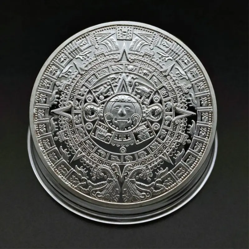 Ustom-moneda religiosa de recuerdo de metal chapado en plata, diseño único