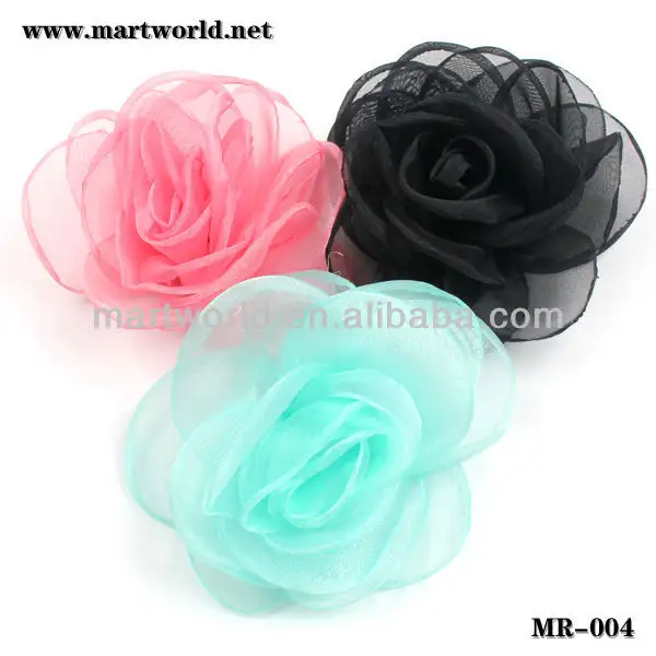 Ingrosso fiori di stoffa per i vestiti/abbigliamento/cappello(mr- 004)