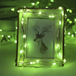 Guirnalda de luces LED alimentada por USB/ca con temporizador, Control remoto regulable, cable de cobre multicolor de 16 pies y 50 LED para Navidad - Product Image 6