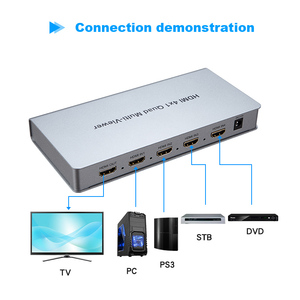 Conmutador multivisor 4 en 1 con salida HDMI, 1080P, 4x1, conmutador sin fisuras HDMI - Product Image 3