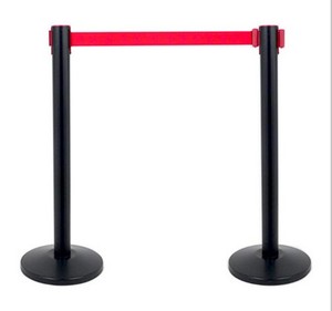 Bán buôn màu hồng thép không gỉ có thể thu vào hàng đợi hàng rào stanchions kiểm soát đám đông giao thông rào cản - Product Image 5
