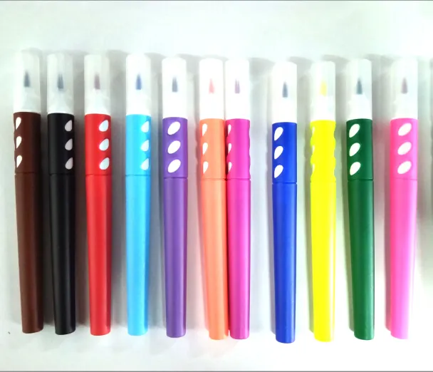 24 ألوان الفن لون الماء الخط الرسم أداة فرشاة مياه فرشاة قلم قابل للغسل قلم تحديد
