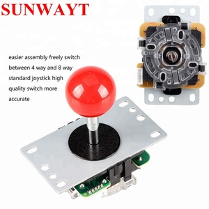 Kit de Joystick Arcade clásico para 4 jugadores, piezas de codificador USB para PC, controles de juegos, palo de 4/8 vías, botón iluminado led de 5V - Product Image 3
