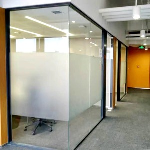 Professional <strong>Division</strong> Space Saving Modular Office Glass Partition - Product Image 2