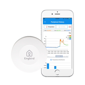 Termómetro inalámbrico con sensor inteligente IBS-TH1, higrómetro, registrador de datos, temperatura y humedad - Product Image 1