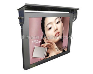 Monitor de montagem no teto TFT <span class=keywords><strong>LED</strong></span> de 22" 21.5 polegadas para ônibus e trem com portas de entrada VGA HDM1 <span class=keywords><strong>DVI</strong></span>